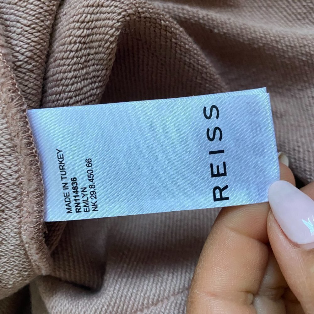 Reiss BNWOT womens "emlyn" sweatshirt dress panel detail - Picture 9 of 14